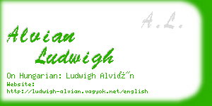 alvian ludwigh business card